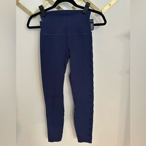 Lululemon align leggings, mineral blue, size 2, 25 inch inseam